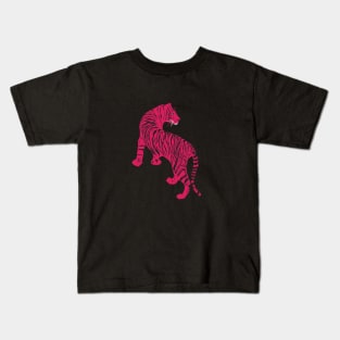 Pink Tiger Kids T-Shirt